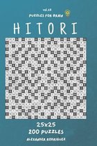 Puzzles for Brain - Hitori 200 Puzzles 25x25 vol.18