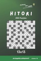 Puzzles for Brain - Hitori 200 Puzzles 13x13 vol.16
