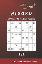 Puzzles for Brain - Hidoku 200 Easy to Medium Puzzles 8x8 vol.7