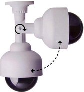 Caméras de sécurité factices à 360 degrés avec LED - Alarme de sécurité