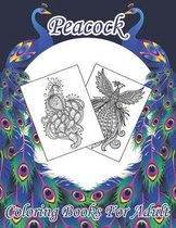 Peacock Coloring Books For Adult