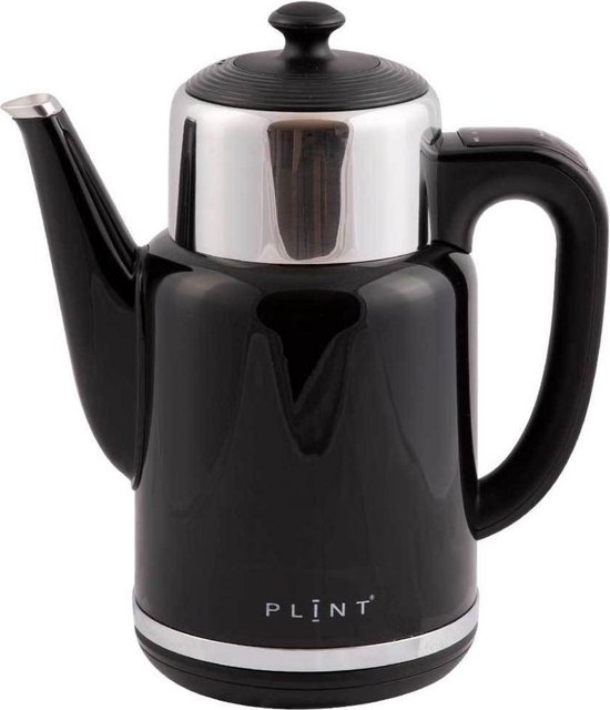 Plint Retro-Look Waterkoker kanvormig 1,7 l. - Zwart Retro-Look Vintage