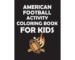 American Football Activity Coloring Book for Kids