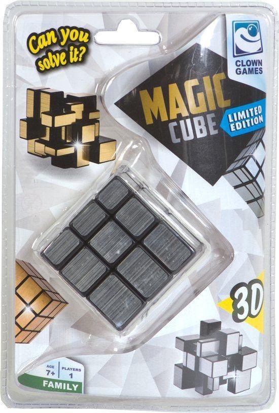 Thumbnail van een extra afbeelding van het spel Clown Magic Puzzle Cube Silver