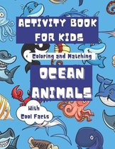 Activity Book For Kids Ocean Animals