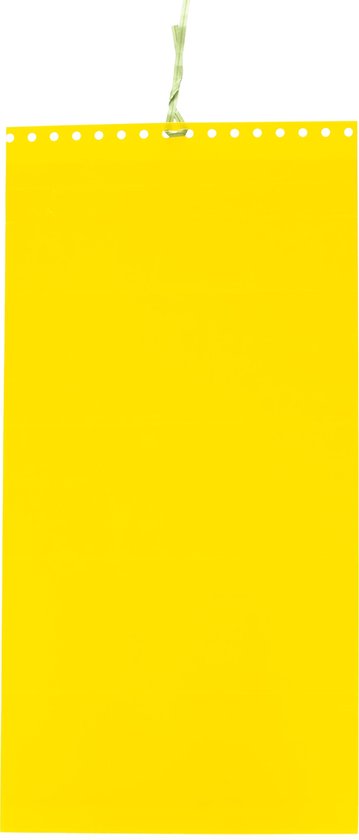 VANGPLATEN geel 10 stuks a 10x25 | Vangen van vliegende insecten | Hulpmiddel om plagen te signaleren |
