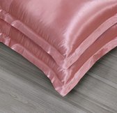 Beauty Silk Satijnen Kussenslopen Set van 2 stuks 60 x 70 cm Roze - Glans Satijn