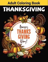 Adult Coloring Book Thanksgiving