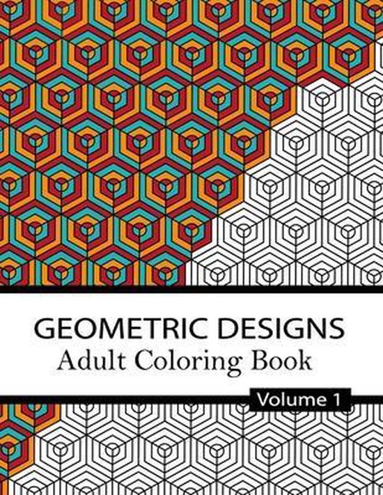 Geometric Designs Coloring Book Volume 1. - cover