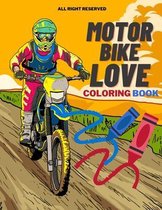 Motorbike Love Coloring Book