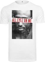 Heren T-Shirt Tupac Shakur - 2Pac All Eyez On Me Tee wit