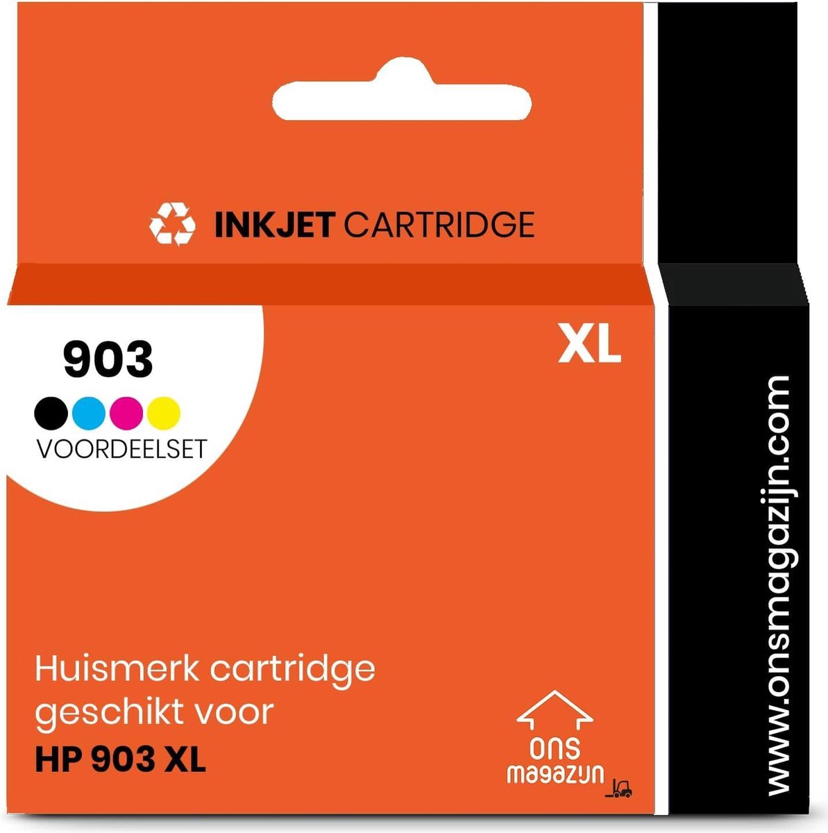 HP 903XL Huismerk Zwart Cyaan Magenta Geel Multipack 4 stuks / Hoge Capaciteit