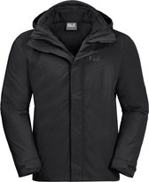 Jack Wolfskin THREE PEAKS JACKET M - black - Mannen - Maat S