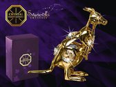 Kangaroo versierd met Swarovski®-kristallen 24-karaats verguld