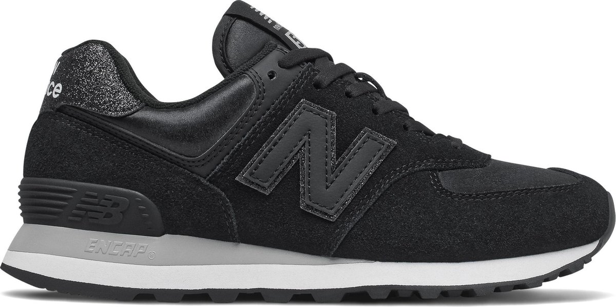 New Balance 574 Dames Sneakers Black Grey
