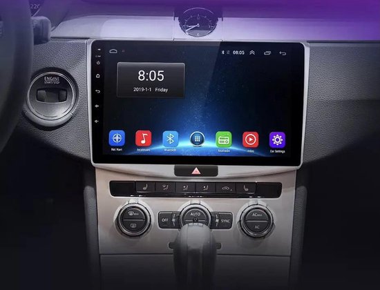 Volkswagen Passat 2005-2015 Android 10 navigatie multimediasysteem  bluetooth usb wifi... | bol.com