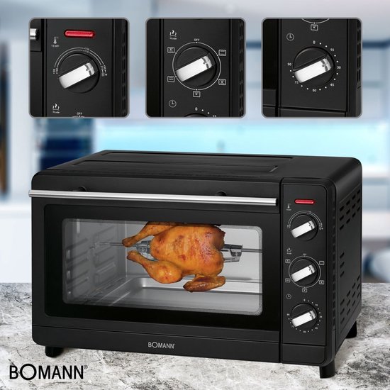 Bomann MBG 6023 CB Multi-Oven 30L Zwart van Boma — afbeelding 2