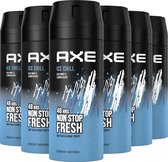 Bol.com Axe Ice Chill Bodyspray Deodorant - 6 x 150 ml - Voordeelverpakking aanbieding