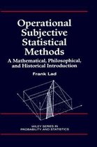 Operational Subjective Statistical Methods