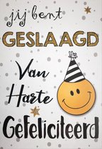 20 Geslaagd Wenskaarten - 12 x 17 cm - GES-007