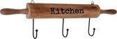 Handdoekenrek / Kapstok Deegroller - Kitchen - Hout