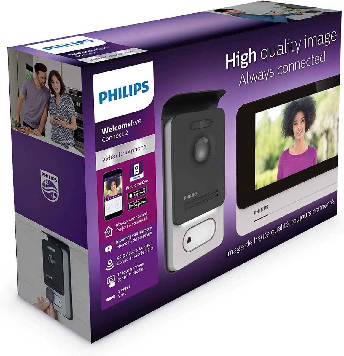 Philips - WelcomeEye Connect 2 - Video Deurbel | bol.com