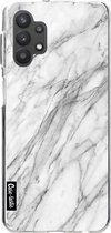 Casetastic Samsung Galaxy A32 (2021) 5G Hoesje - Softcover Hoesje met Design - Marble Contrast Print