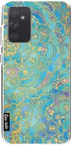 Casetastic Samsung Galaxy A72 (2021) 5G / Galaxy A72 (2021) 4G Hoesje - Softcover Hoesje met Design - Sapphire Mandala Print