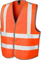 Result safe guard veiligheidshesje oranje hoge kwaliteit maat L/XL