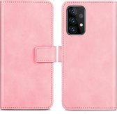 Samsung Galaxy A72 Hoesje met Pasjeshouder - iMoshion Luxe Booktype - Roze