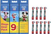 Oral-B Kids Opzetborstels Met Disney Mickey Mouse-figuren, 9 Stuks