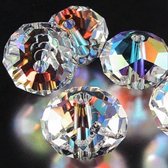 Kristallen kralen 10 mm helder