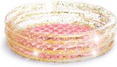 Intex Opblaaszwembad glitter 86 x 25 cm vinyl roze/goud
