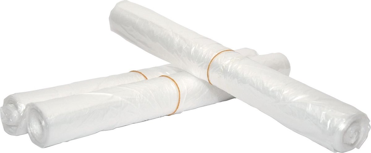 Afvalzak HDPE 50x55cm T15 transparant 1000 stuks