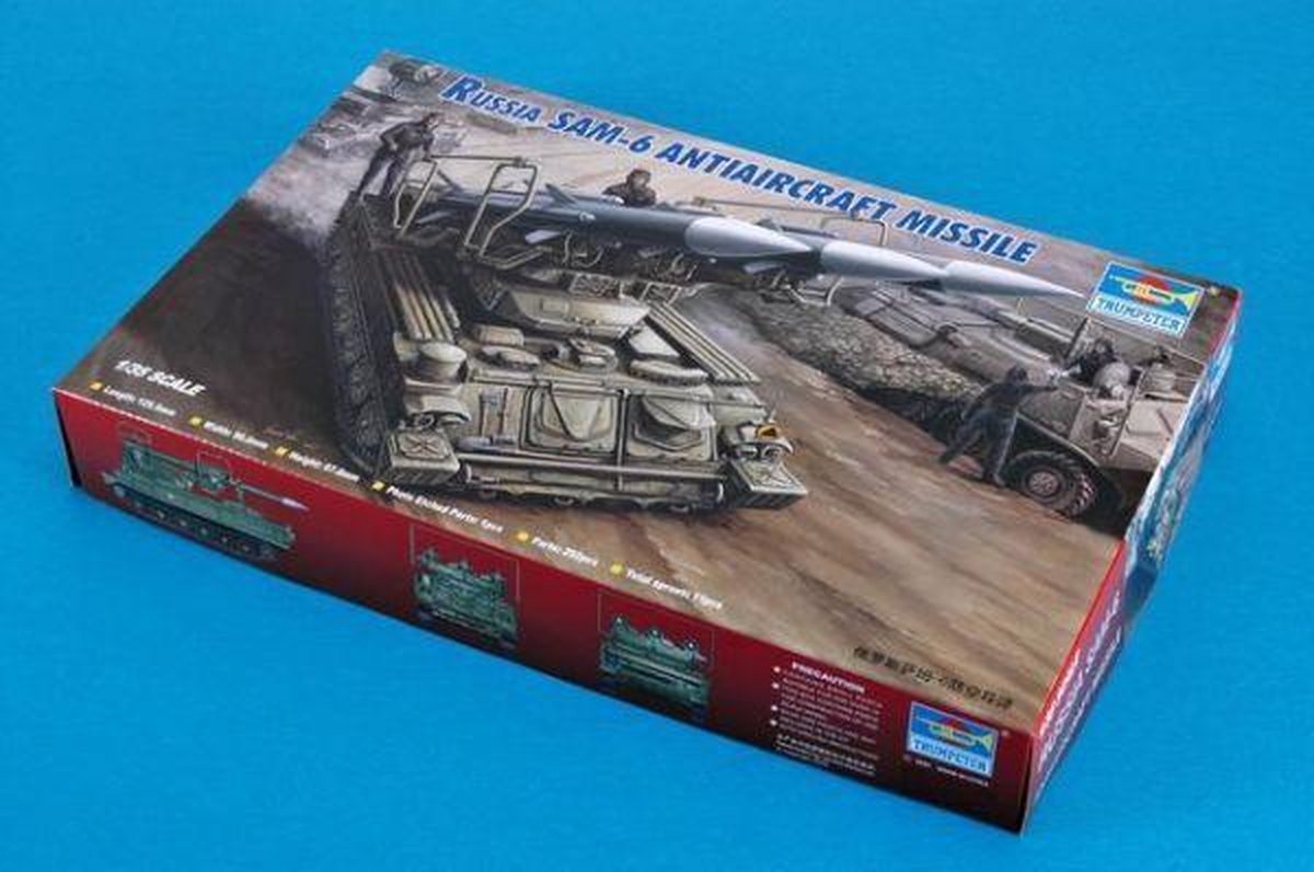 Trumpeter - 1/35 Russia Sam-6 Antiaircraft Missile - Trp00361 - modelbouwsets, hobbybouwspeelgoed voor kinderen, modelverf en accessoires