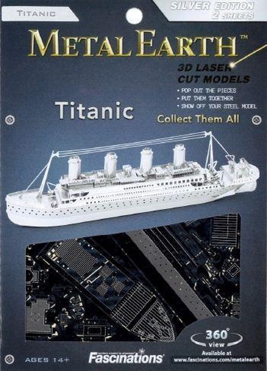 Metal Earth Modelbouw 3D Titanic - Metaal — afbeelding 13