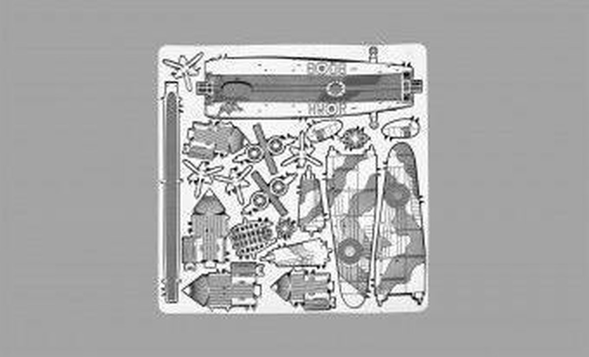 Metal Earth Modelbouw 3D Lancaster bommenvliegtuig - Metaal — afbeelding 9