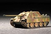 The 1:72 Model Kit of a German  JagdTiger Late Production.

Plastic Kit 
Glue not included
Dimension 132 * 46 mm
81 Plastic parts
The manufacturer of the kit is Trumpeter.Thi