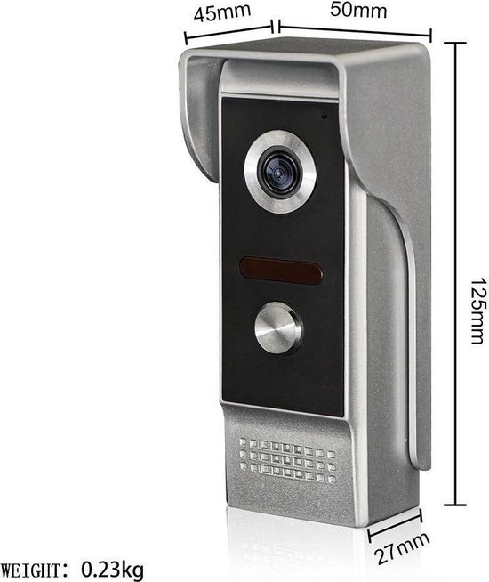 Home-Locking buiten bedieningspaneel opbouw voor deur videofoon 4 draads.DT-1115A van Home-Locking — afbeelding 5