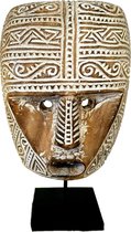 Nusa Originals - Traditioneel Balinees Masker op Standaard (motief 3)