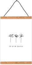 Christelijke Poster - Sta op en schitter (Bloemen)