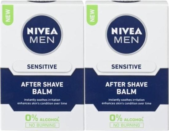 Nivea Men Sensitive After Shave Balsem - Duopak - 2 x 100 ml