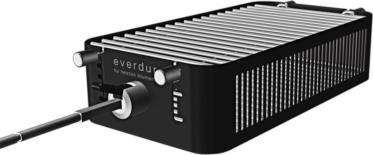 Everdure by Heston Blumenthal - Fusion/HUB Rotisserie Kooi - Zwart - Roestvast Staal