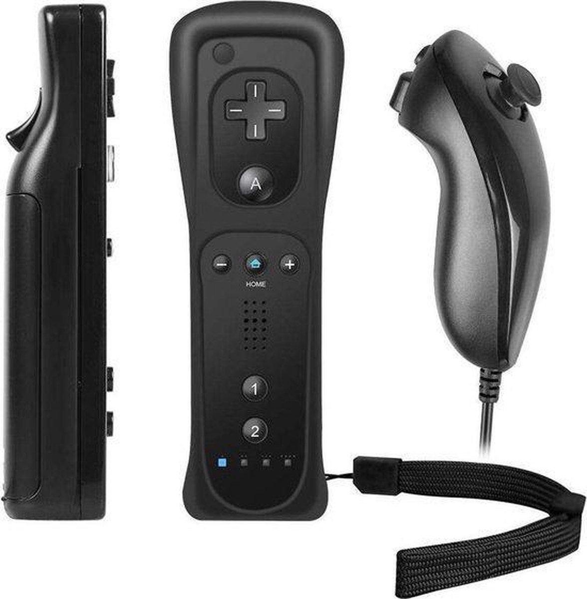 Wii Remote Controller + Nunchuk Zwart
