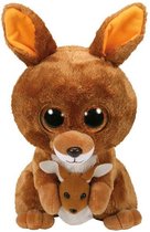 TY Beanie Buddy Knuffel Kipper met Jong 24cm