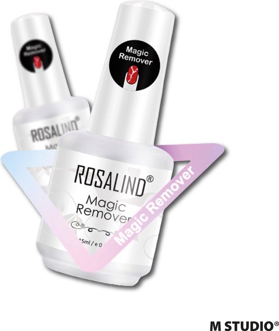 Rosalind Gellak Remover - 15ml - met Nagelvijl en Bokkenpootje - Rosalind
