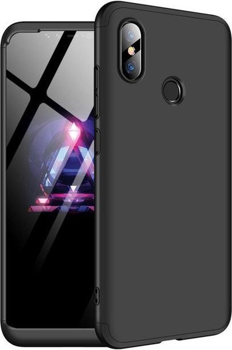 360 full body case Geschikt voor Xiaomi Mi 8 SE - zwart