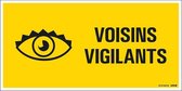 Pickup bord panneau 30x15 cm - Voisins Vigilants