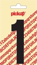 Pickup plakcijfer Nobel 90 mm zwart 1 - 310020901