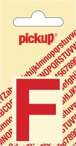 Pickup plakletter Helvetica 40 mm - rood F